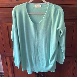 Teal sweater size S/M